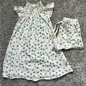 Oeuf Pinafore & Matching Shorts NWOT 5